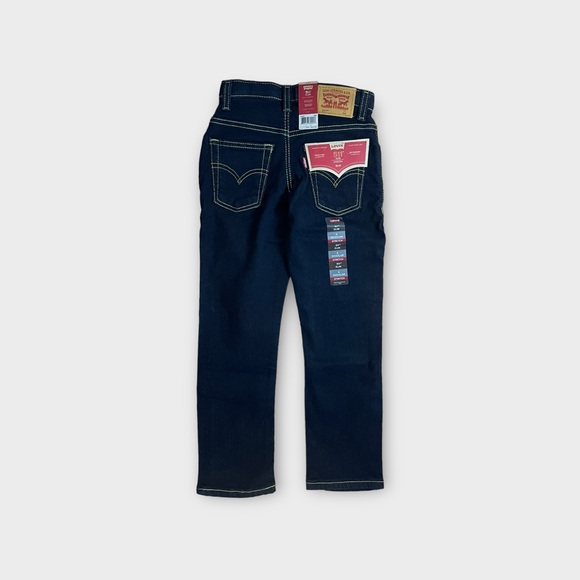 Levi's 511 Slim Stretch Dark Wash Jeans - Picture 4 of 5